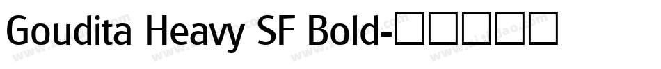 Goudita Heavy SF Bold字体转换